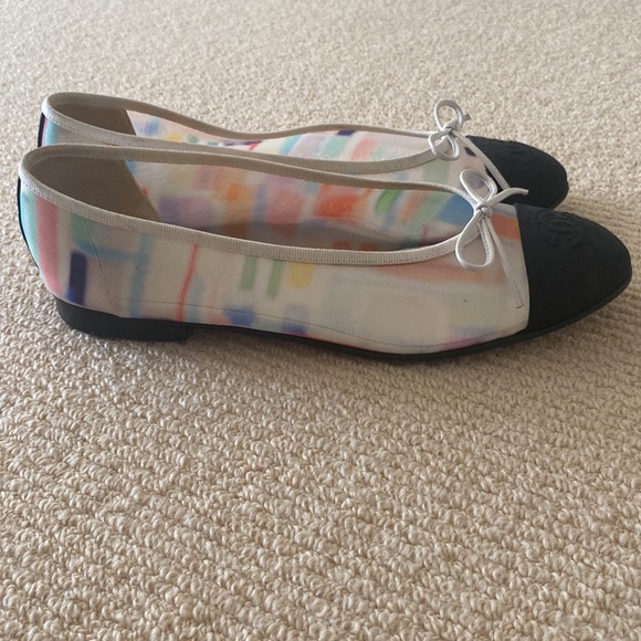 Chanel rainbow ballerinas 38.5 - Picture 4 of 5